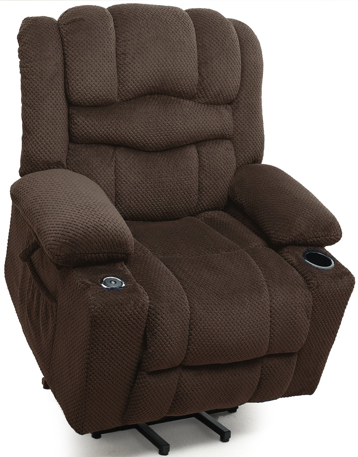 homyhomey Lift Recliner Chair for Elderly with Massage and Heating Electric Recliners Chairs Home Theater Seating Cup Holders Remote Control Living Room Bed Rooms - HOMYHOMEY DIRECT