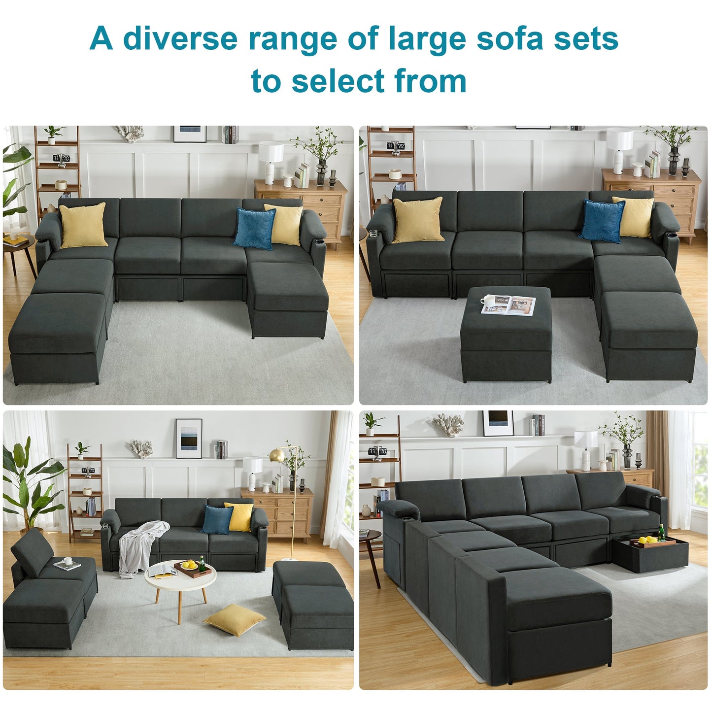 HOMYHOMEY Modular Sectional Sofa The Future Series sofa&love seats - HOMYHOMEY DIRECT