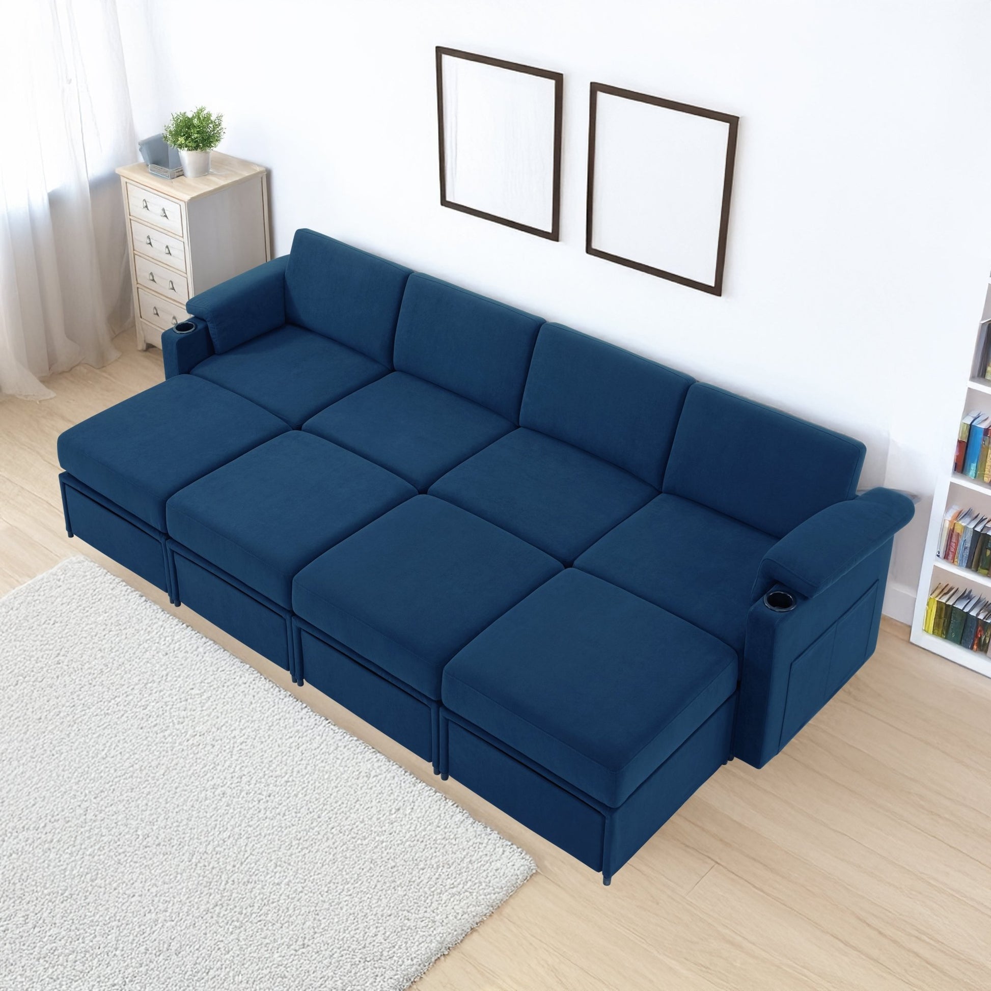 HOMYHOMEY Modular Sectional Sofa The Future Series sleeper - HOMYHOMEY DIRECT
