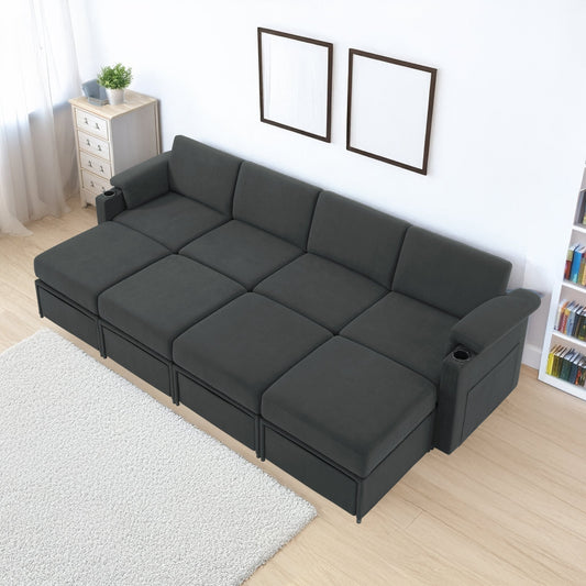 HOMYHOMEY Modular Sectional Sofa The Future Series sleeper - HOMYHOMEY DIRECT