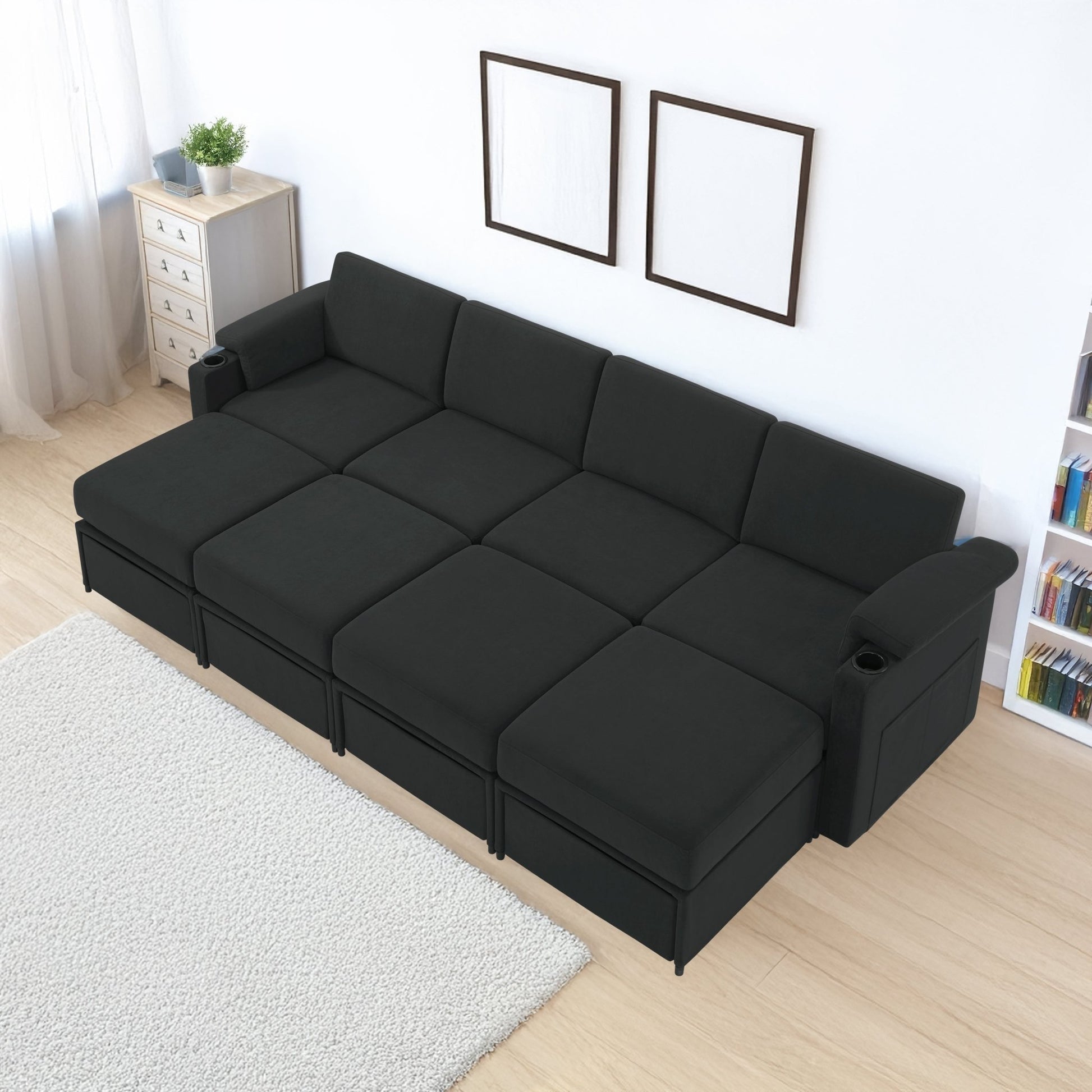 HOMYHOMEY Modular Sectional Sofa The Future Series sleeper - HOMYHOMEY DIRECT