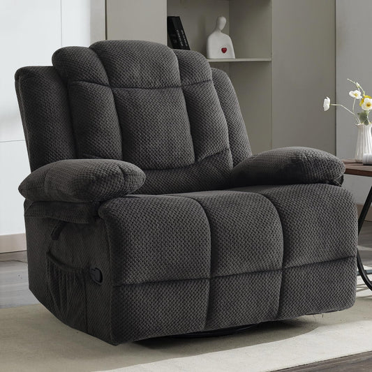 homyhomey Oversized Recliner Chair Lounge Sofa Theater Chairs Lazy Sofas Adults Single Couch for Living Room Overstuffed Armrests - HOMYHOMEY DIRECT